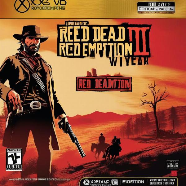 red dead redemption game of the year edition xbox one box art