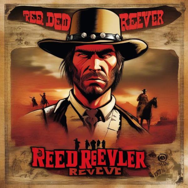 red dead revolver xbox game box