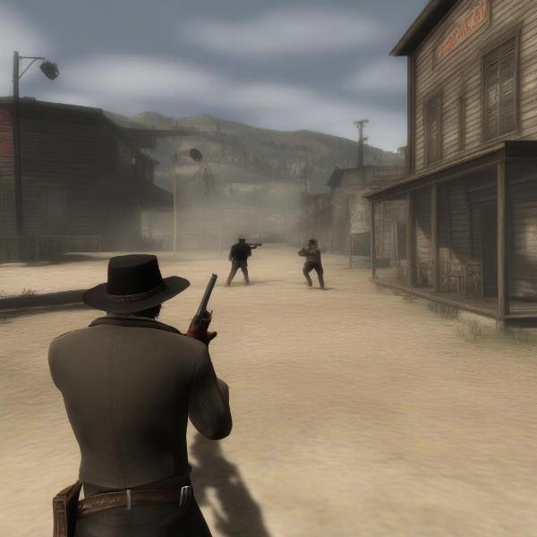 red dead revolver action gameplay xbox