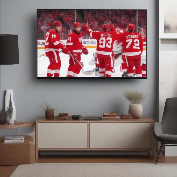 red wings game on tv