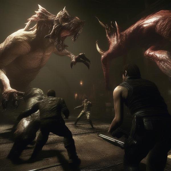 resident evil 6 gameplay xbox one scene