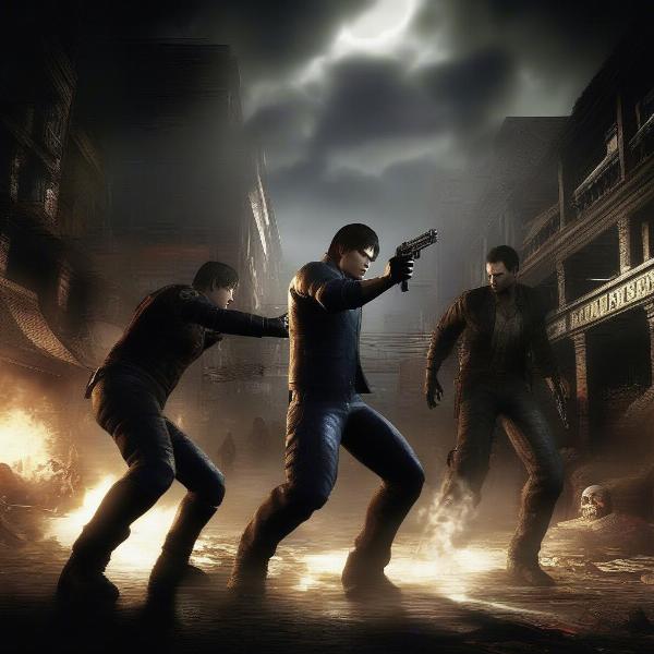 resident evil 6 xbox 360 combat