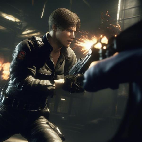 resident evil 6 xbox one intense combat
