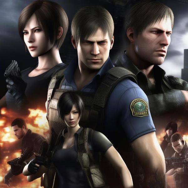 resident evil 6 xbox one playable characters