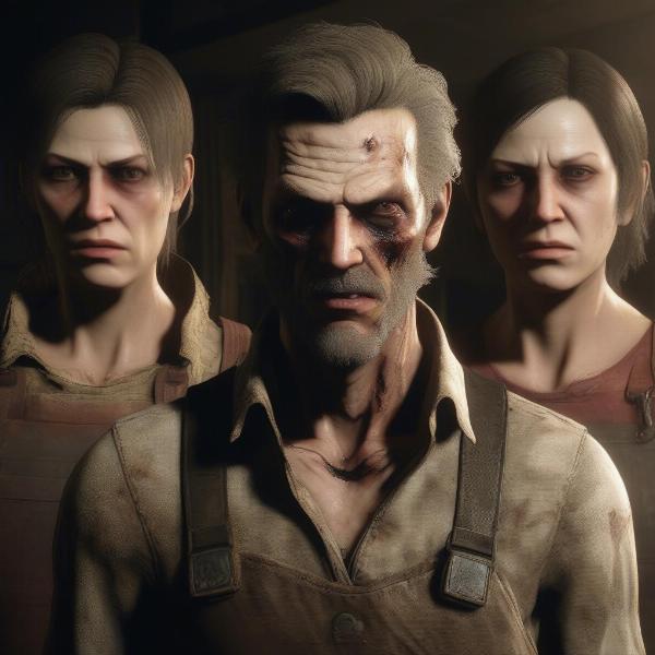 The Baker family from Resident Evil 7 on Xbox One