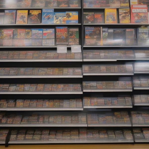 Diverse Retro Games Selection
