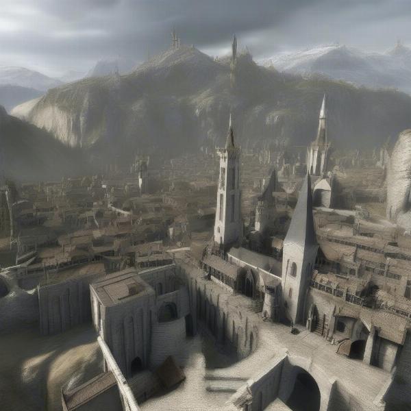 the return of the king xbox game gondor
