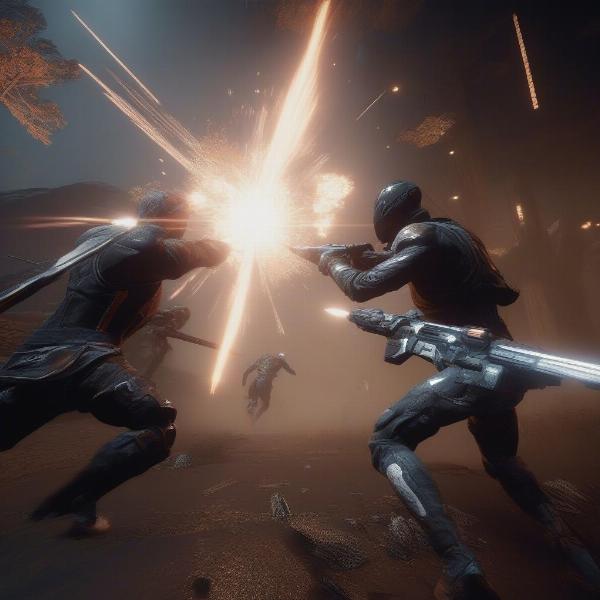 Returnal PS5 Combat Scene