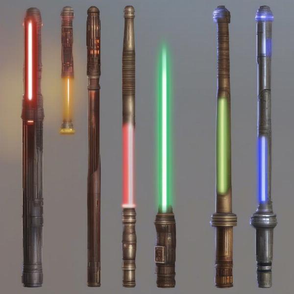 Unlocking All Lightsabers Star Wars Revenge of the Sith Game
