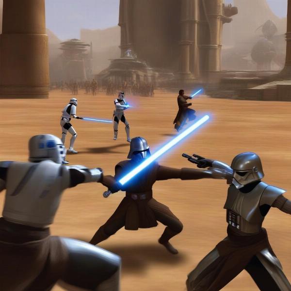 revenge of the sith game gameplay