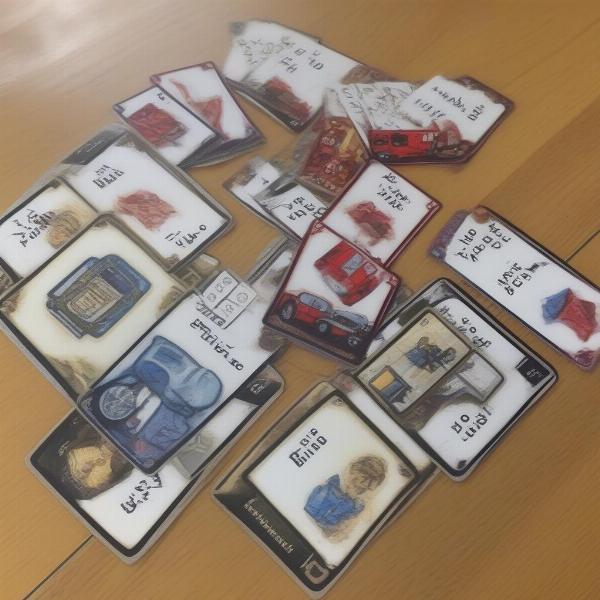 Ride the bus card drinking game setup