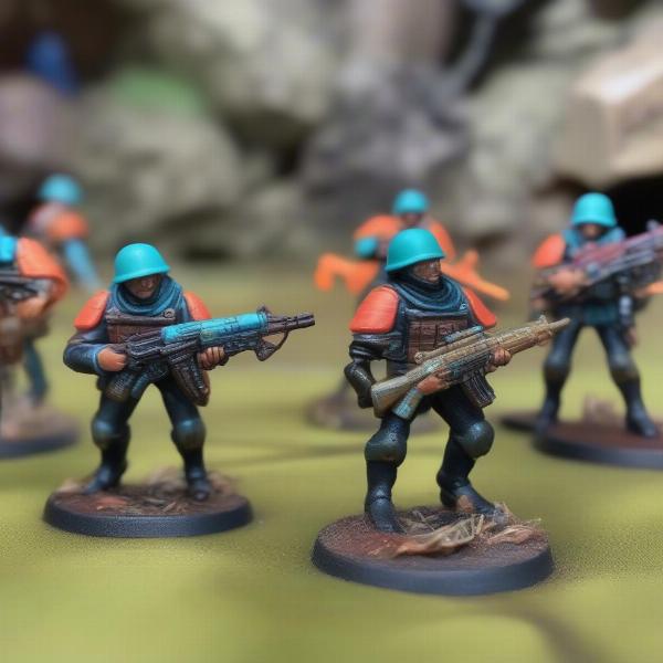rivet wars plastic toy units