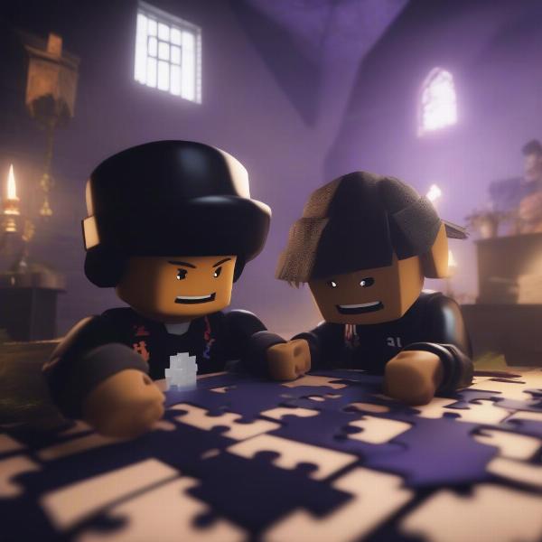 roblox 2 player puzzles escape