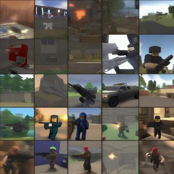 roblox diverse shooting game styles