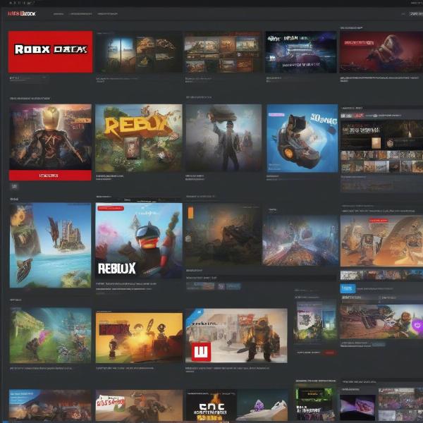 roblox vr game selection