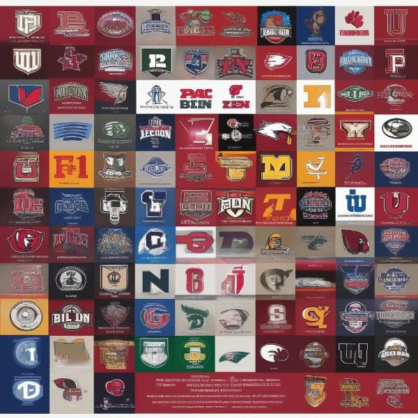 Rose Bowl Teams Logos and Conference