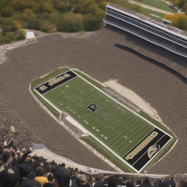 Ross-Ade Stadium crowd game day