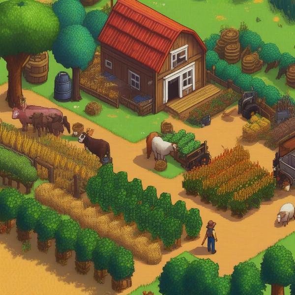 stardew valley farming gameplay