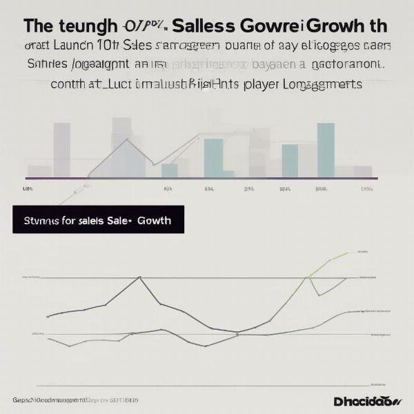 Chart Showing Sales Growth Over Time
