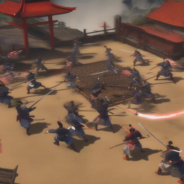 A samurai game combat encounter on Xbox Series X 