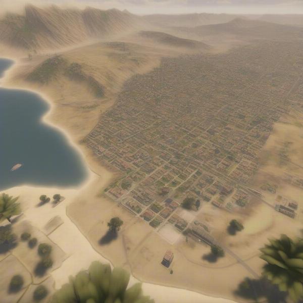 San Andreas open world map on Xbox One showing a variety of locations