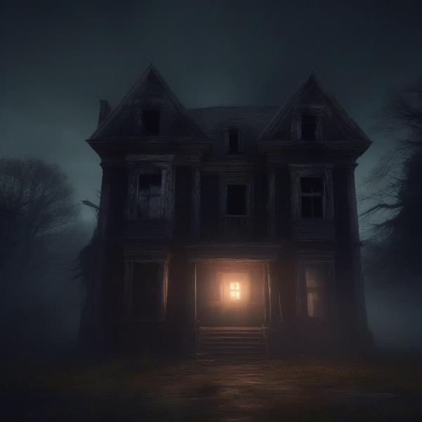a scary house from a free horror game on steam