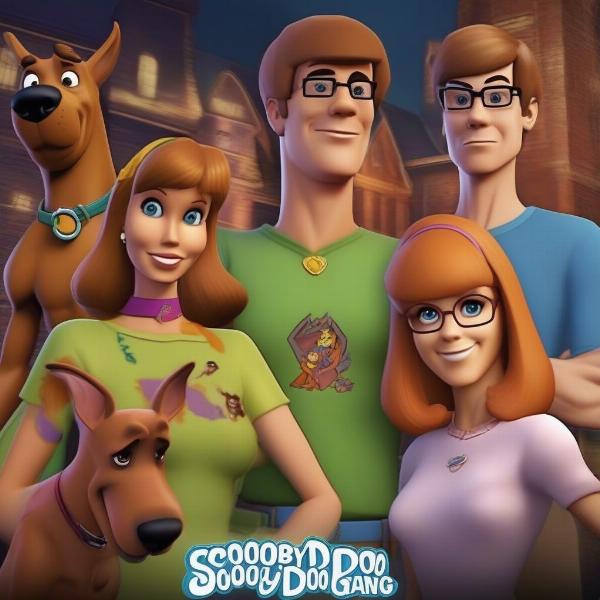 scooby doo characters in game