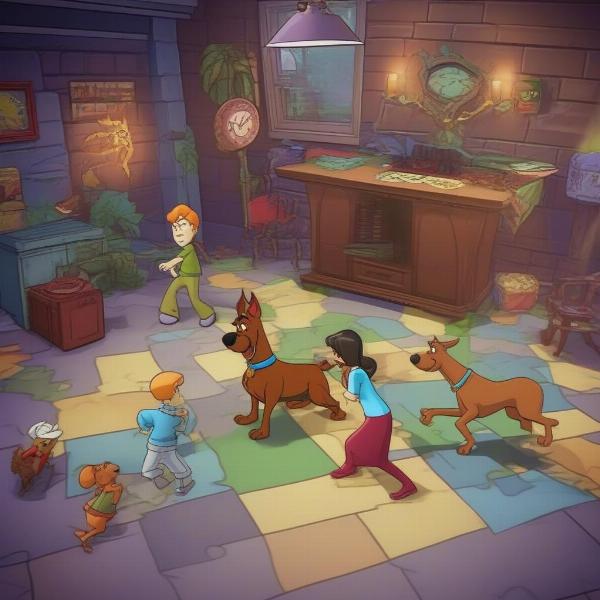 gameplay screen shot scooby doo xbox