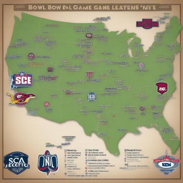 sec football bowl game map