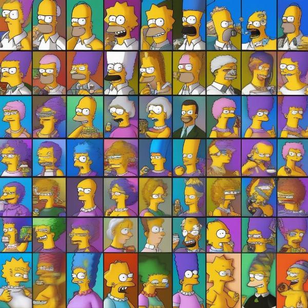 the simpsons game xbox 360 characters in action