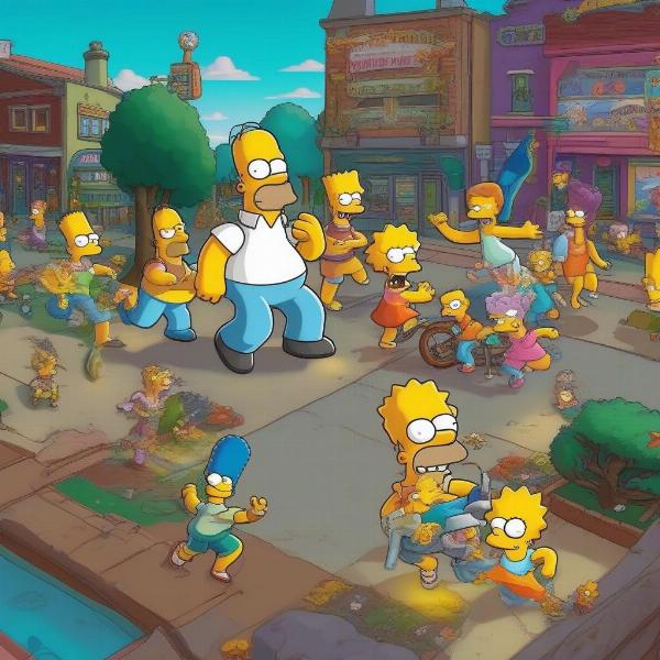 the simpsons game xbox 360 unique gameplay