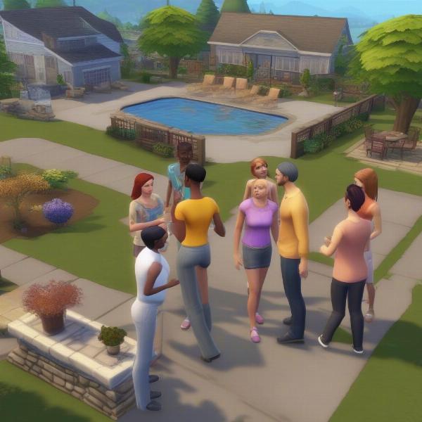 Sims game emphasizing customization and family interactions