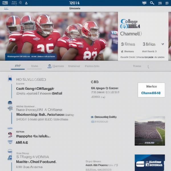 siriusxm ohio state football game channel lineup