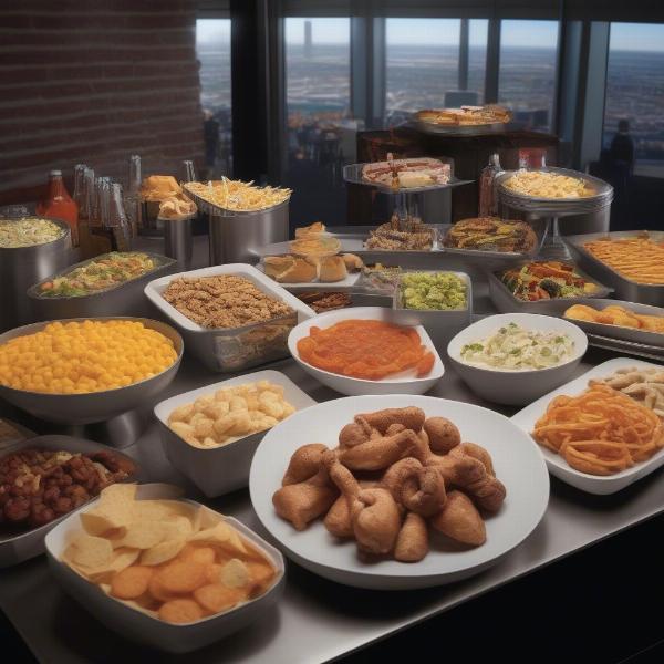 skybox football catering