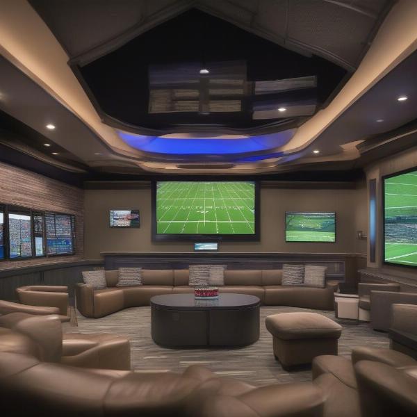 football skybox interior