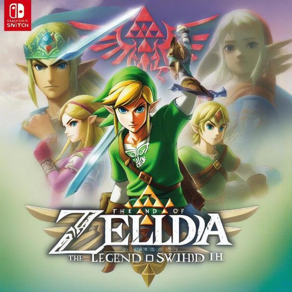 Skyward Sword HD box art on Nintendo Switch