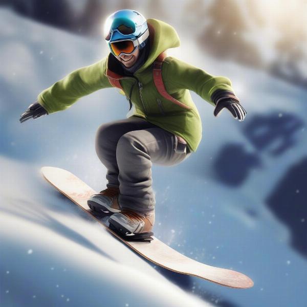 Snowboarding Game Character on Xbox 360