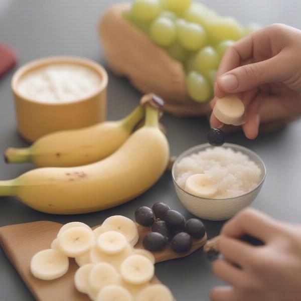 Soccer Player Pre Game Snack Preparation