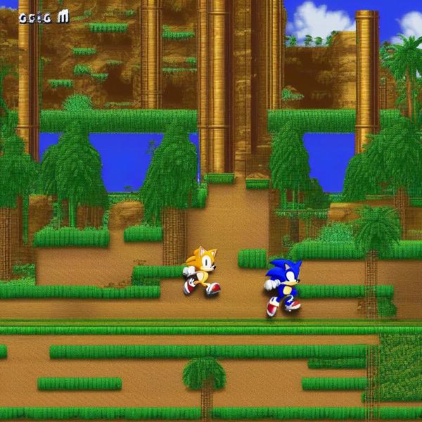 sonic and tails co op game