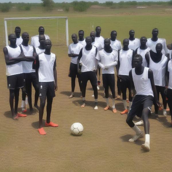 south-sudan-national-team-training-session
