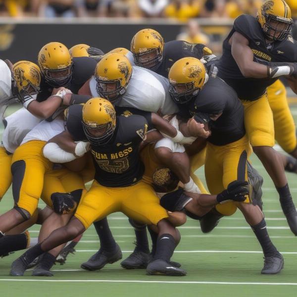 Southern Miss Defense in Full Force