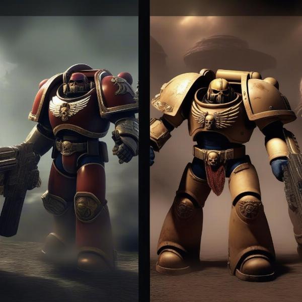 Space Marine 2 Graphics compared on Xbox One