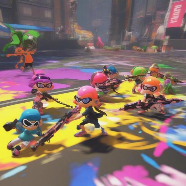 splatoon 3 vibrant ink battle