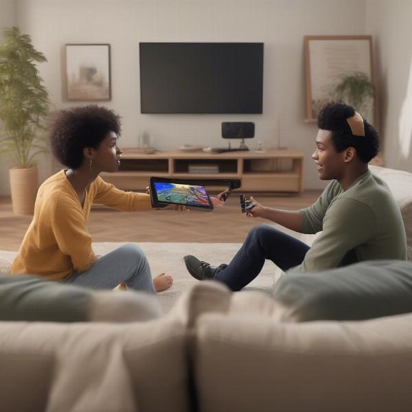 split screen gaming console