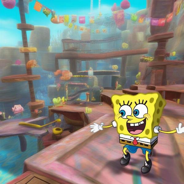 SpongeBob and Patrick platforming adventure on Xbox
