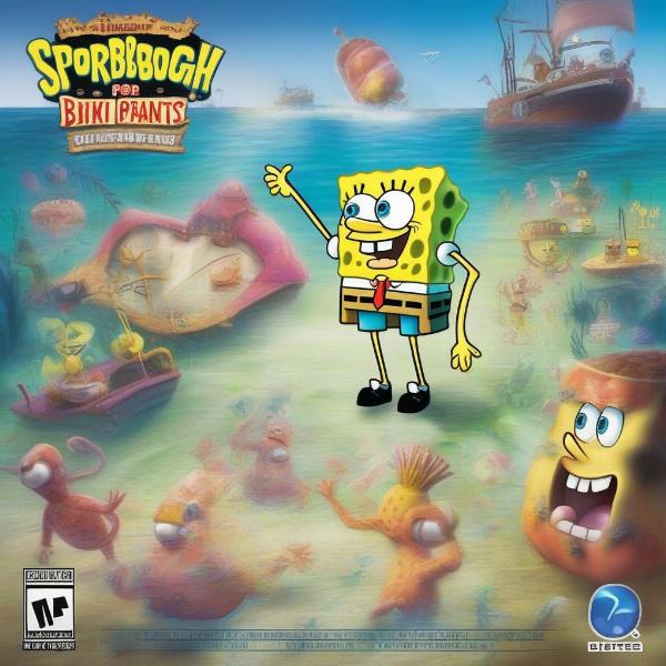 spongebob battle for bikini bottom game cover art