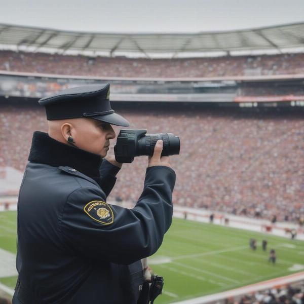 Stadium Security Using Camera to Monitor Crowd