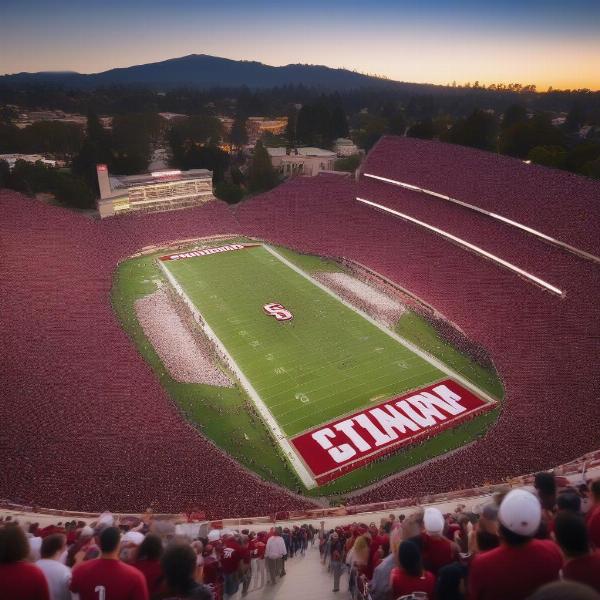 stanford cal big game fans stadium