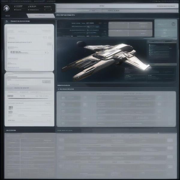 Star Citizen Ship Upgrade Interface