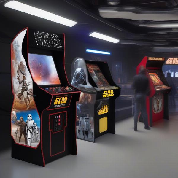 star wars arcade modern style cabinet